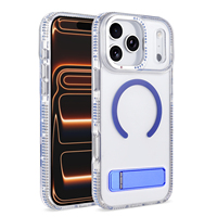 Casing Ponsel Lipat dengan Stand Magnetik, Pengisian Daya Nirkabel, dan Pelindung Kamera Berlian Berkilau untuk iPhone 18 Pro Max, Harga Pabrik