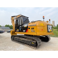 Excavatrice Caterpillar 323D d'occasion, excavatrice Cat 323 d'occasion à vendre, bon état, excavatrice d'occasion de 23 tonnes en stock