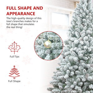 Fast Delivery PVC Mixed Floceked Artificial <b>Christmas</b> <b>Trees</b> 4-7 Ft Artificial Xmas <b>Tree</b> With Pine <b>Cones</b> - Product Image 6