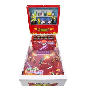 Chinese Manufacture Arcade Machine Cabinet Coin Pusher Video screen Coin Operated Games Pinball Machine 24 Inches For Sale