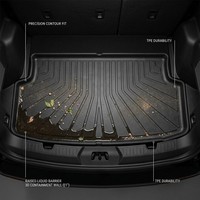 Tapis de coffre arrière OEM personnalisé pour BYD Atto 1, conduite à droite, imperméable, pour véhicules RHD