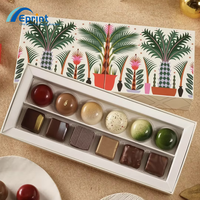 Boîte à chocolat haut de gamme personnalisée, boîtes cadeaux de luxe à double tiroir, emballage alimentaire à emporter pour desserts, impression de logo, boîte à biscuits et bonbons
