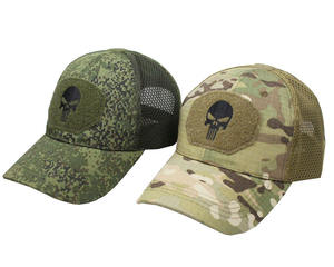 Chapeau de Camouflage tactique extérieur imprimé en forme de crâne de haute qualité casquettes de Baseball Logo de broderie personnalisé - Product Image 4