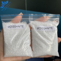 Fabricants de pierres précieuses fantaisie en gros GRA VVS Melee Petites pierres de diamant en vrac Moissanite