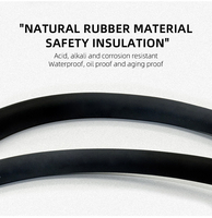 12AWG Flexibles Kupferkabel 2/0 Schweißkabel PVC-Ummantelung Gummimantel 450/750V Niederspannung Industriell Maßgefertigte Größen CE