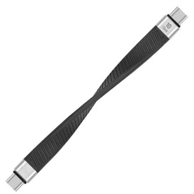 High Quality USB3.1 Gen2 10GBps 100W FPC Type C Fast Cable 1m Flat USB C PD for Phone Computer Braid Nylon Jacket Connectors