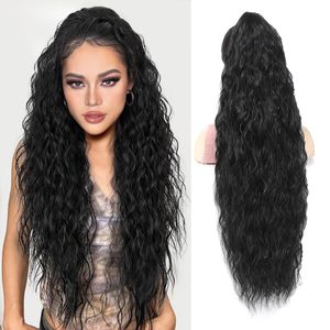 Extensión de <span class=keywords><strong>cola</strong></span> de caballo para mujer <span class=keywords><strong>Extensiones</strong></span> de <span class=keywords><strong>cabello</strong></span> ondulado largo de 30 pulgadas <span class=keywords><strong>Extensiones</strong></span> de <span class=keywords><strong>cabello</strong></span> de <span class=keywords><strong>cola</strong></span> de caballo sintéticas de aspecto esponjoso <span class=keywords><strong>natural</strong></span> - Product Image 1