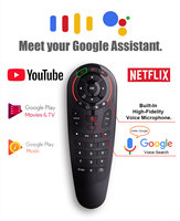 G30 Voice Air Mouse 33 touches IR learning 2.4G Clavier sans fil g30s Voice Universal Remote Control Gyro pour Android tv box PC