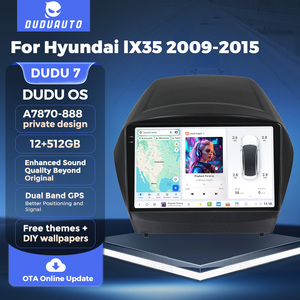 Duduauto dudu7 a7870 yl888 xe đài phát thanh đa phương tiện âm thanh Máy nghe nhạc GPS xe-chơi kép cho Hyundai iX35 4,3, con trai 2 LM, feat 35 2009-2015 - Product Image 4