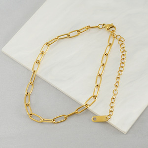 Zogxin Gold Stainless Steel Geometric Chain Anklet For Women Fashion Jewelry - Product Image 4