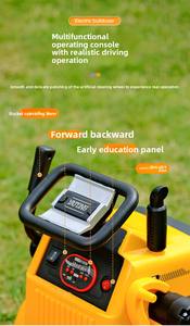 新款智能遥控电动儿童玩具车 <span class=keywords><strong>2</strong></span> 座可充电电池玩具车适合儿童室内室外使用 - Product Image 6