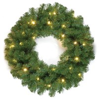 Vorbeleuchteter Kommerzieller LED-Feiertagskranz mit Mini-Lichtern