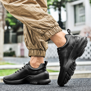 Zapatos de Senderismo Casuales Unisex Personalizados, Parte Superior de Cuero Genuino, Diseño Versátil Antideslizante y Cómodo para Verano - Product Image 3