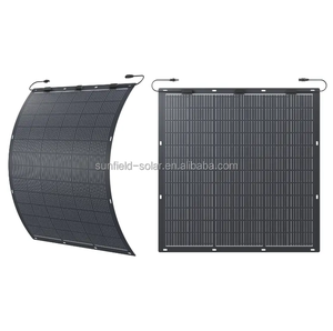 Paneles Solares Fotovoltaicos Sunfield Totalmente Negros de 190W/200W/600W/800W 18V Monocristalinos 12V para Balcón, Semi Flexibles, con 20.2% de Eficiencia - Product Image 2
