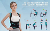 Correcteur de posture intelligent réglable sur mesure en gros, confortable et respirant, avec soutien dorsal en matériau composite