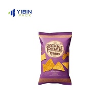 Sacs d'emballage sous vide personnalisés en film plastique Mylar avec impression par gravure pour chips de plantain, chips de pommes de terre, gelée