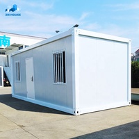 Conteneurs habitables préfabriqués isolés de 20 pieds, nouvelle conception personnalisée en gros, studio préfabriqué, abri de camping, maisons conteneurs