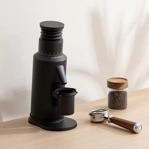 Werksdirektversand: Automatische Einzelportions-Kaffeemühle mit 64mm Flachmahlwerk aus Aluminiumlegierung und variabler Geschwindigkeit für den Heimgebrauch - Product Image 1