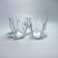 Verres à whisky en cristal épais écologiques de 50 ml avec un style moderne et luxueux et des boîtes cadeaux élégantes pour les fêtes