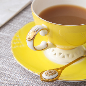 Cute European <b>Bone</b> <b>China</b> 200ml Durable Heat-Resisting Cup Saucer <b>Set</b> British Western Style Afternoon <b>Tea</b> Coffee Mug Home Decor - Product Image 5