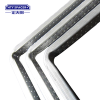 Barre d'espacement en aluminium pliable au design industriel moderne, joint durable pour porte de douche en verre, utilisation dans les bâtiments, hôtels et appartements