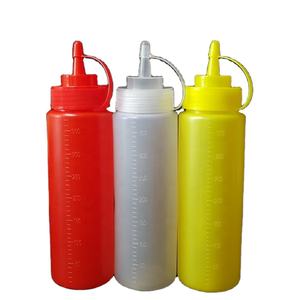 En gros De Qualité Alimentaire En Plastique Squeeze Sauce Bouteille Pour La <span class=keywords><strong>Cuisine</strong></span> - Product Image 1