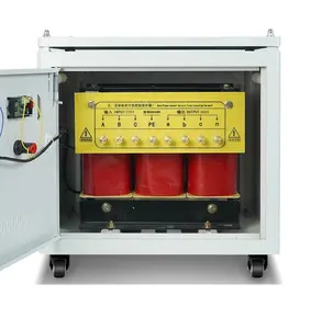 Transformador reductor trifásico de 50KVA 600V-480V-415V-400V a 380V-230V-220V para UPS para sistemas de 400V