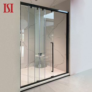 Top Brand moderno telaio in acciaio inox bagno impermeabile <span class=keywords><strong>doccia</strong></span> Anti-corrosione doppia porta scorrevole <span class=keywords><strong>doccia</strong></span> porta <span class=keywords><strong>doccia</strong></span> in <span class=keywords><strong>vetro</strong></span> - Product Image 2