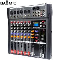 Mélangeur audio professionnel OEM 12 16 canaux pour cube maison KTV scène chant Performance console de mixage