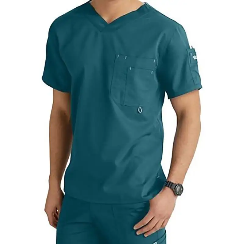 Prix usine hôpital gommages unisexe vendeurs médecin gommage uniforme médecin uniforme médical hommes gommages uniformes ensembles pour hommes