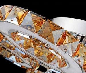 Zèle Éclairage Personnalisé Post-Moderne De Luxe LED Cristal Plafonnier Nouveau Style pour Salon Base En Acier Inoxydable - Product Image 5