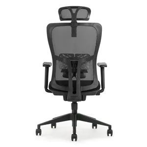 Chất lượng cao hiện đại kim loại lưới ghế văn phòng lớn và cao xoay máy tính Ông Chủ Ergonomic với tựa đầu có thể điều chỉnh