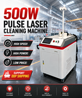 Nouvelle machine laser à impulsions 500W à bas prix et haute performance pour un nettoyage rapide de la rouille, de l'huile et de la peinture