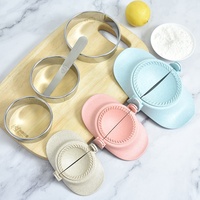 Moule à raviolis en paille de blé, motif jacquard animal, presse manuelle pour emballages, gadget de cuisine