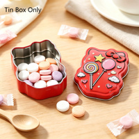 Boîte en étain personnalisée avec motif de chat mignon, fabriquée avec des matériaux recyclés, de qualité alimentaire, pour l'emballage de bonbons, de collations et de chocolat