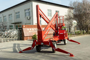 10 मीटर/12 मीटर/14 मीटर हाइड्रोलिक स्व-चालित बूलिफ्ट पोर्टेबल बूम लिफ्ट मूल्य - Product Image 4