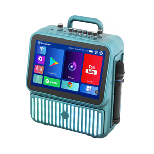 Woofer dual de 4 pulgadas listo para enviar, 2 vías, recargable, alimentado por batería, Android 12,0, <span class=keywords><strong>Mini</strong></span> SISTEMA DE Karaoke, altavoz portátil móvil para fiestas - Product Image 3