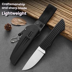 Couteau de survie en plein air, lame en acier trempé, étui, couteau tactique portable, couteau de camping, couteau d'autodéfense - Product Image 3