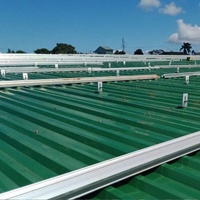Support de fixation en L SOEASY pour panneaux solaires photovoltaïques en alliage d'aluminium pour toiture métallique