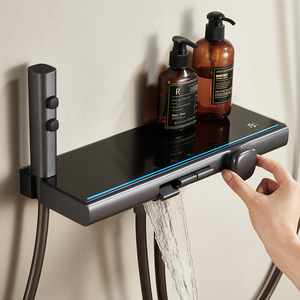 Ensemble de douche thermostatique apparent à 3 fonctions avec affichage de la température - Product Image 5