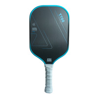Fabricant de raquettes de pickleball avec logo personnalisé, fibre de carbone T700, noyau en nid d'abeille polymère de 16 mm, ensemble de raquettes de pickleball OEM