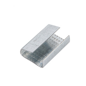 Boucle de cerclage en acier 1608, type manuel, durable, pour interface de ruban d'emballage, boucle métallique pour utilisation manuelle - Product Image 3