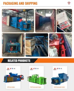<span class=keywords><strong>Presse</strong></span> à balles <span class=keywords><strong>horizontale</strong></span> hydraulique entièrement automatique à haute efficacité pour le papier usagé, le plastique PET et le <span class=keywords><strong>carton</strong></span> - Product Image 4