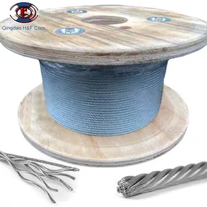 HF Hign Quality 7X7 7X19 Aircraft Cable Steel Wire Rope