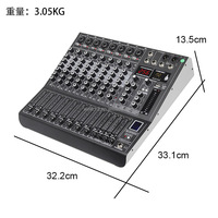 Microphone USB à condensateur professionnel 4 canaux, réduction du bruit, haute sensibilité, effet de réverbération, stéréo, batterie rechargeable 48V
