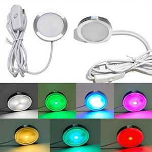 Luces LED RGB para Armario con Control Remoto, Alta Luminosidad, Aluminio, Portátiles - Product Image 1