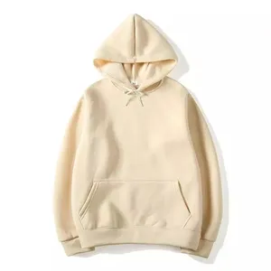 Cotton French Terry Oversize Hoodie StreetWear Thick Fleece Embossed Hoody Heavy Weight With No String Plain Blank Custom Hoodie