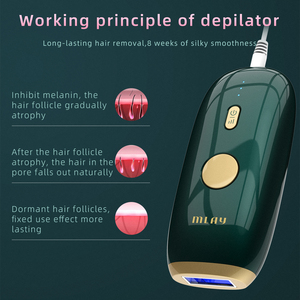 Ev kullanımı için taşınabilir Mini IPL epilasyon cihazı Mlay Mini cilt lazer saç epilatör - Product Image 4