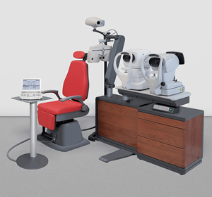 YDL-930 Augenuntersuchungs-Kombinationsgerät: Motorisierte Arbeitsstation + Höhenverstellbarer Patientenstuhl für Optometrie - Product Image 2
