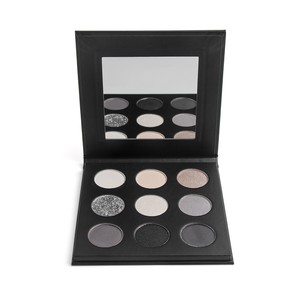 Palet Eyeshadow Hitam Smokey 9 Warna Hitam Perak Abu-abu Putih Palet Riasan Eyeshadow Goth - Product Image 6
